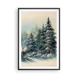 Plakat i sort ramme - Klar til jul - 61x91 cm