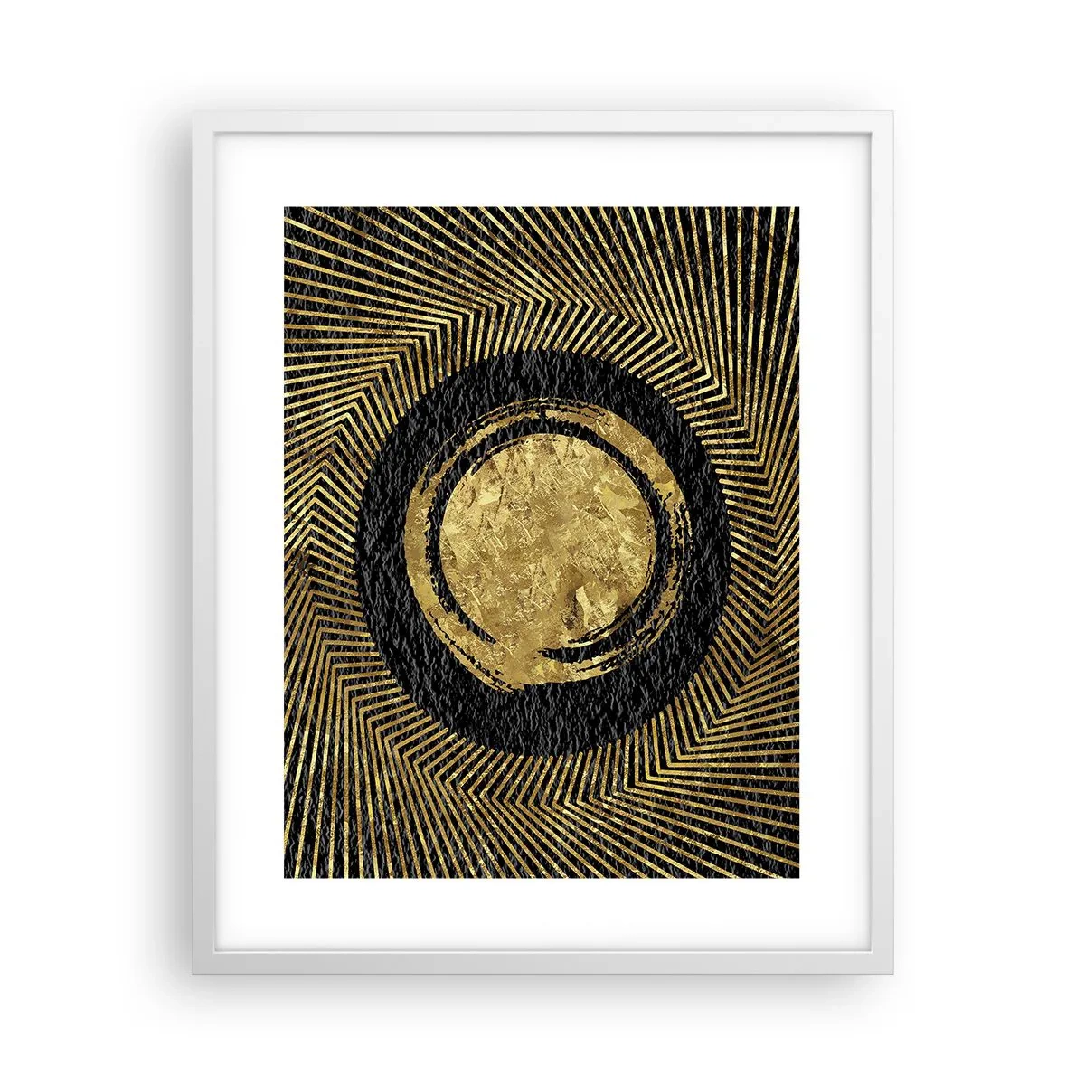 Plakat i hvid ramme - Glamour-komposition - 40x50 cm