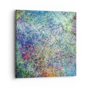Lærredstryk - Billede på lærred - Så enkelt er det ikke - 30x30 cm