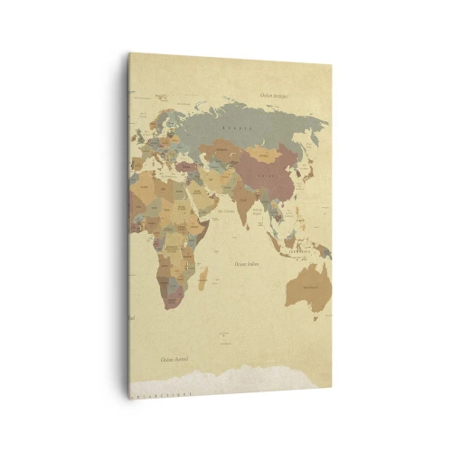 Lærredstryk - Billede på lærred - For dig - hele verden - 80x120 cm