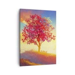 Lærredstryk - Billede på lærred - Pilgrim på bestemmelsesstedet - 50x70 cm