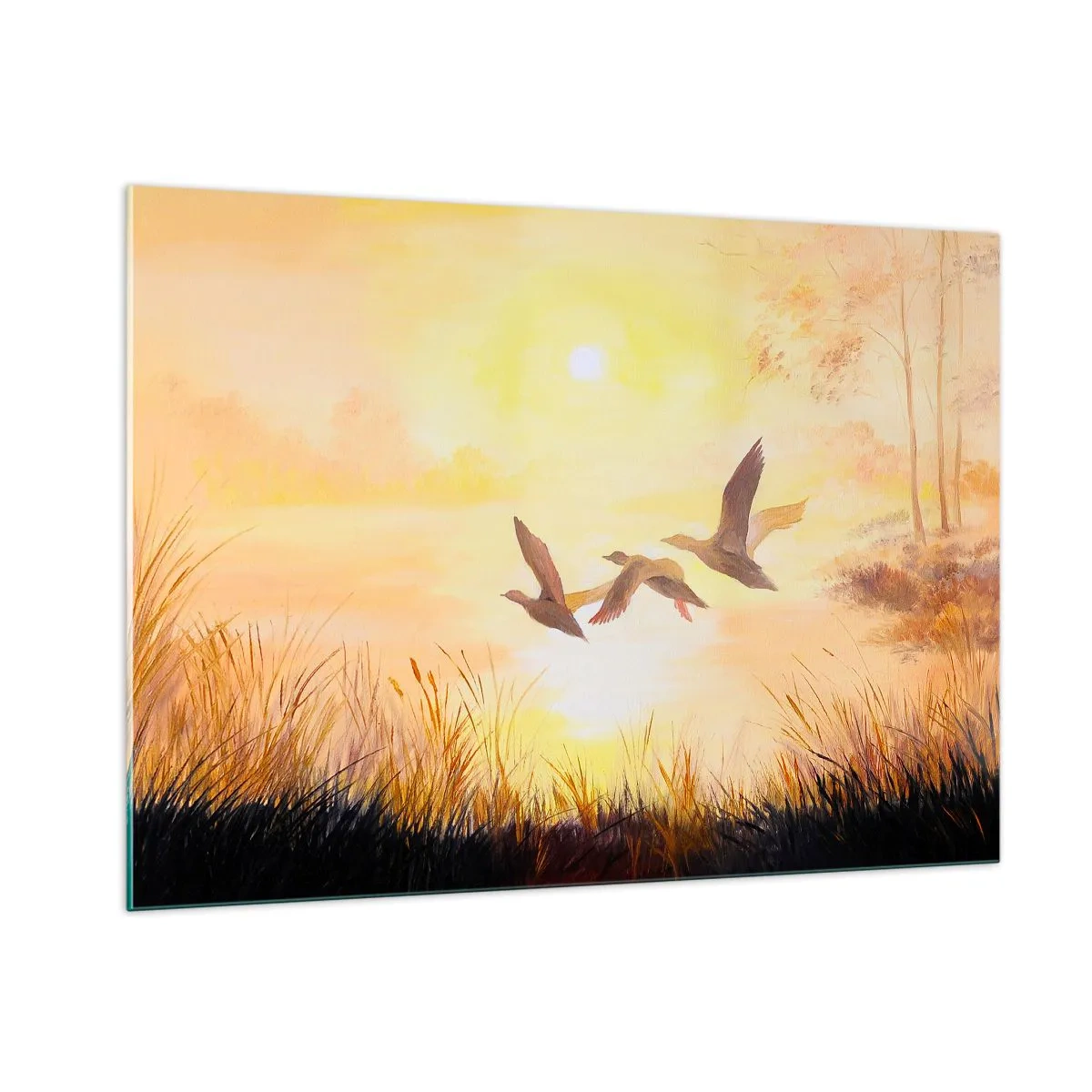 Billede på glas - Starten på en lang rejse - 100x70 cm