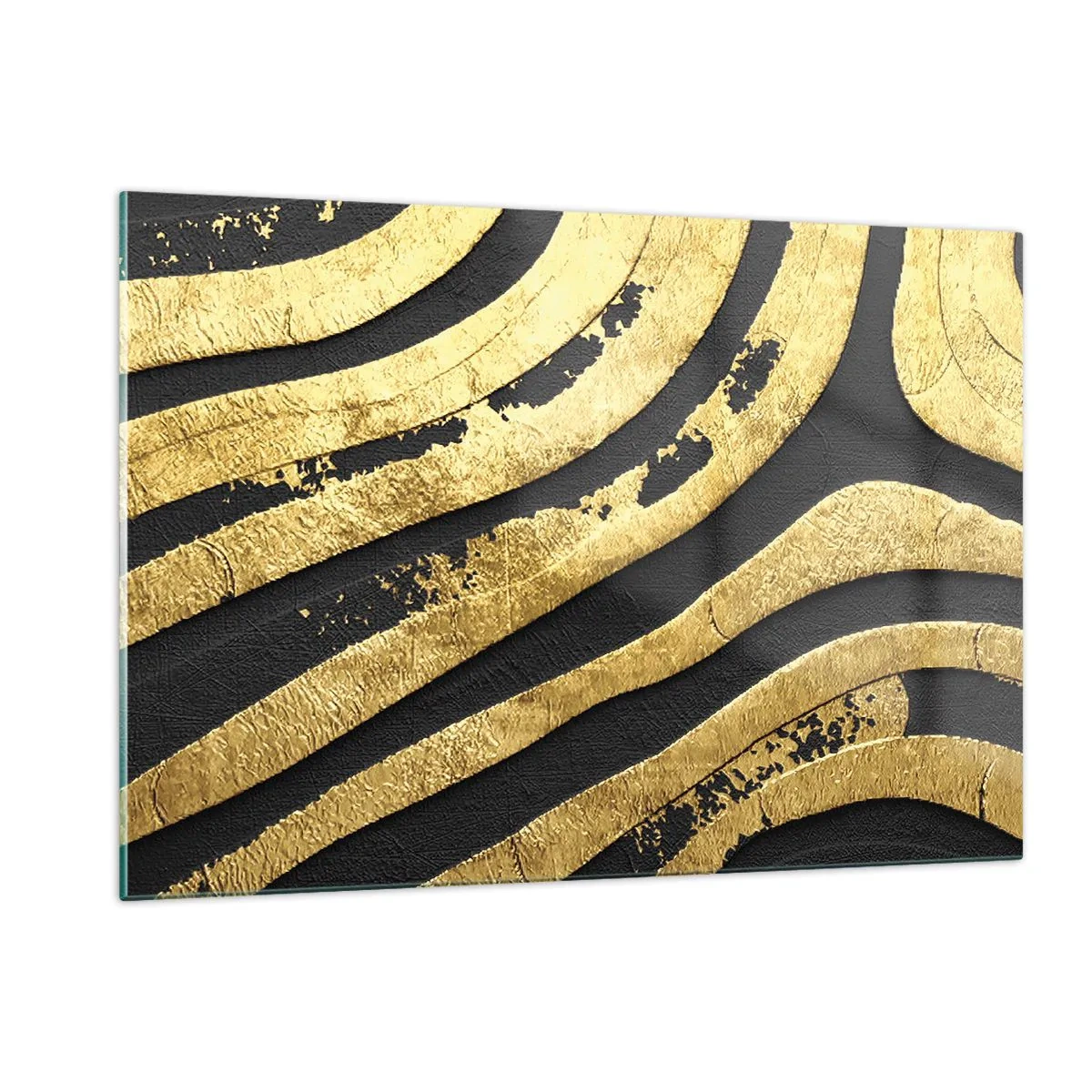 Billede på glas - Alt flyder - 120x80 cm