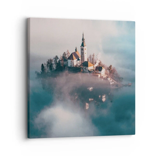 Lærredstryk - Billede på lærred - Drømmeøen - 30x30 cm