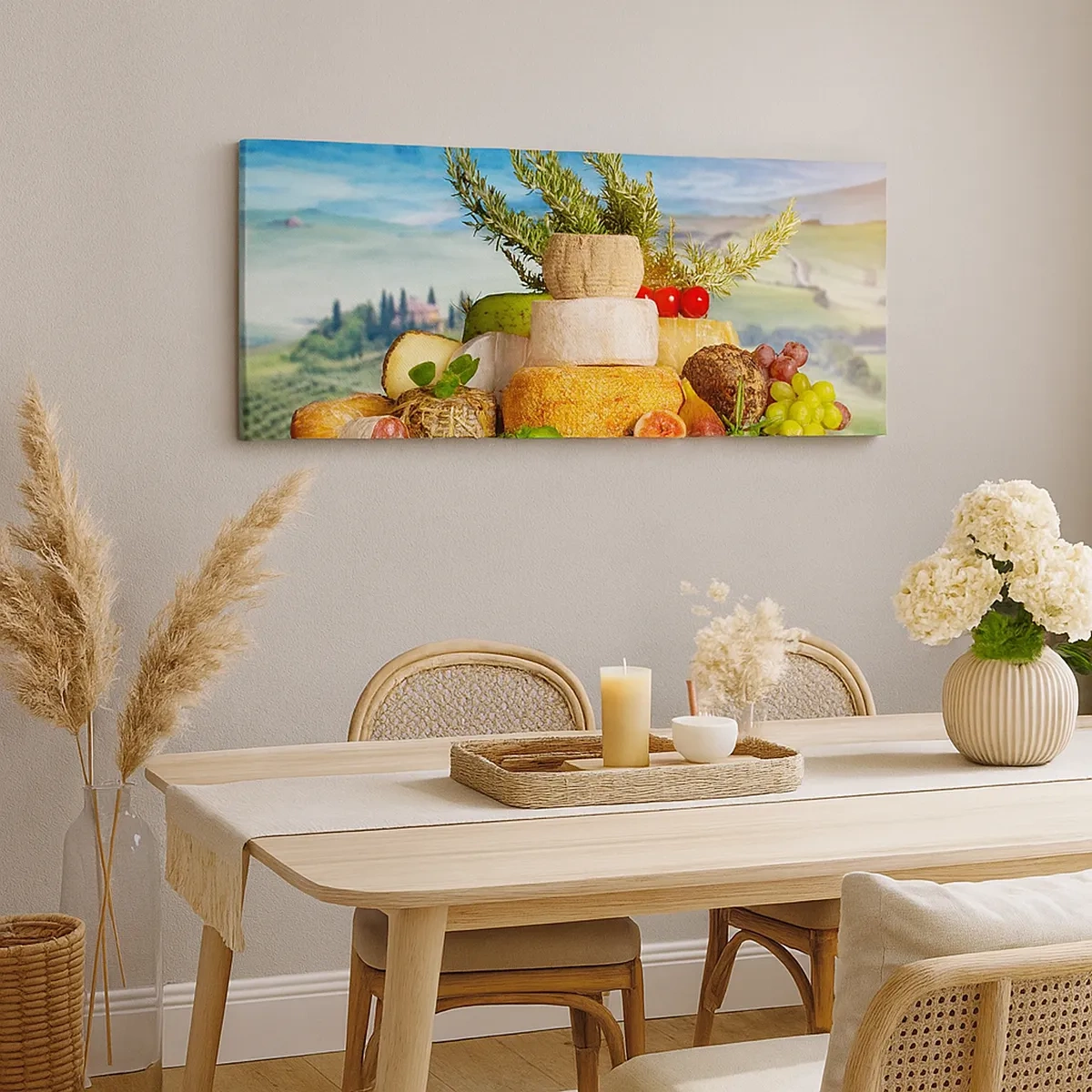 Lærredstryk - Billede på lærred - Italiensk livsglæde - 30x30 cm