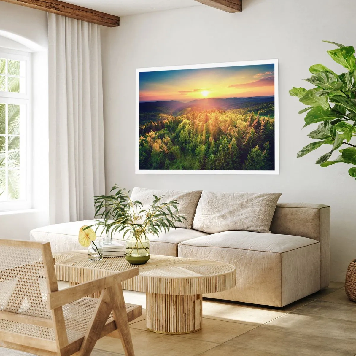 Plakat - Toppe og bjergtoppe - 91x61 cm