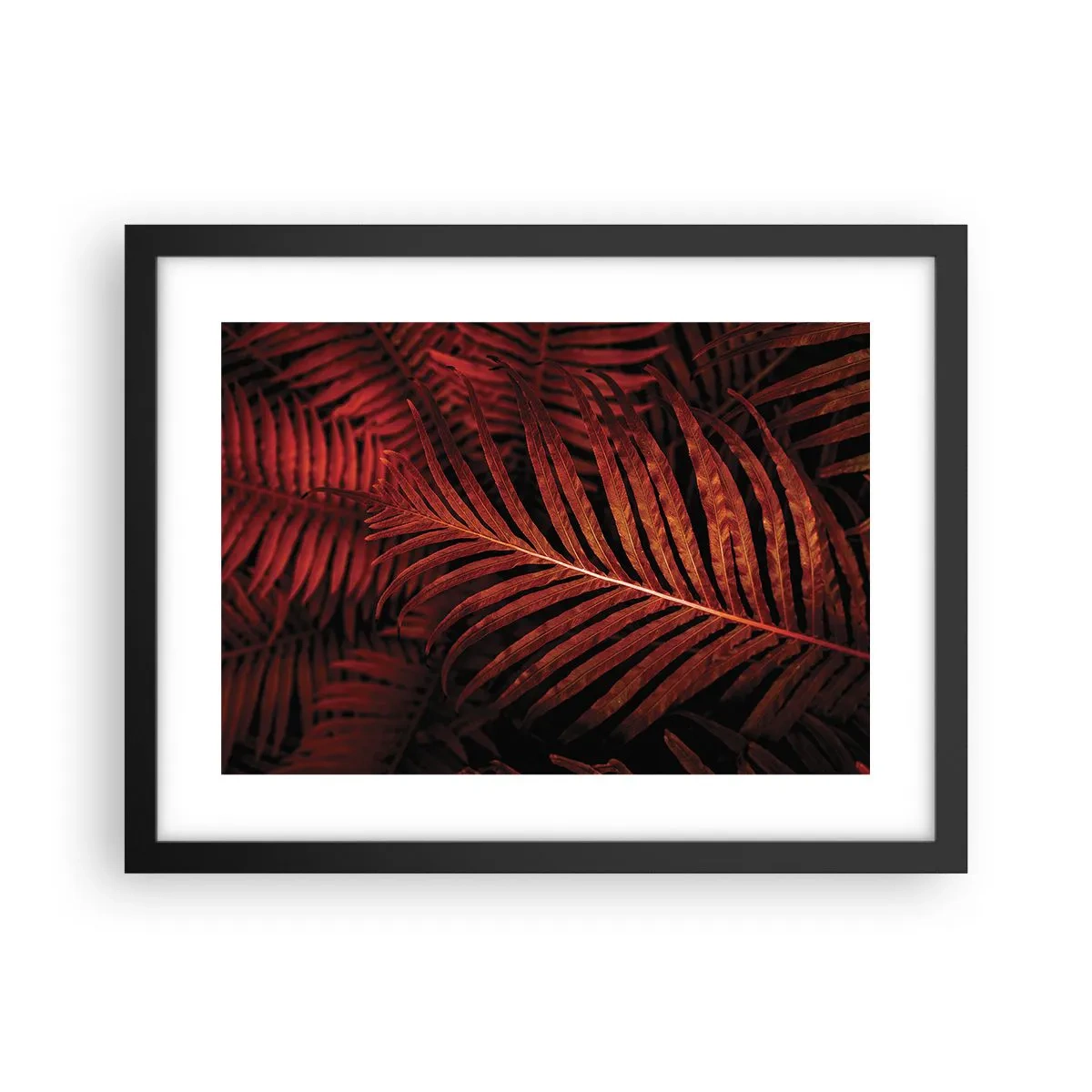 Plakat i sort ramme - Livets varme - 40x30 cm