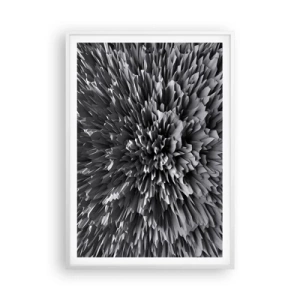 Plakat i hvid ramme - Det kan ikke blive skarpere end dette - 70x100 cm