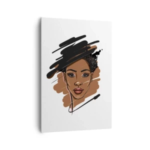 Lærredstryk - Billede på lærred - Sød som chokolade - 70x100 cm