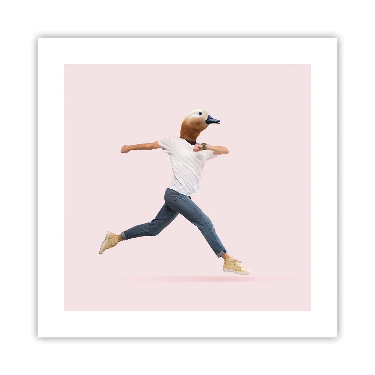 Plakat - En knivspids absurditet - 40x40 cm