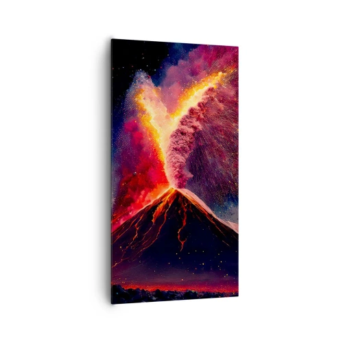 Lærredstryk - Billede på lærred - Skønhed og rædsel - 65x120 cm