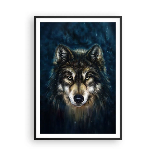 Plakat i sort ramme - Alfa? Og omega - 70x100 cm