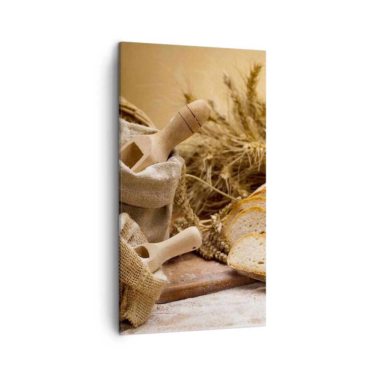 Lærredstryk - Billede på lærred - Som skåret en kniv - 45x80 cm