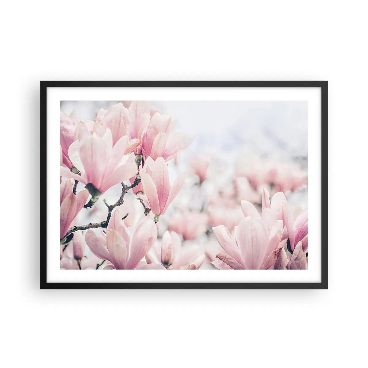 Plakat i sort ramme - Idealet om subtilitet - 70x50 cm