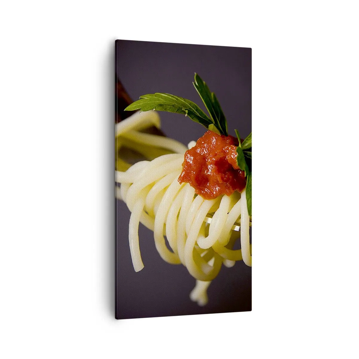 Lærredstryk - Billede på lærred - En lækker bid - 55x100 cm