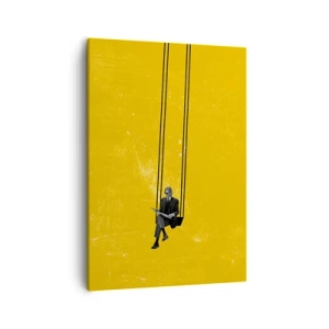 Lærredstryk - Billede på lærred - En dag som alle andre - 50x70 cm