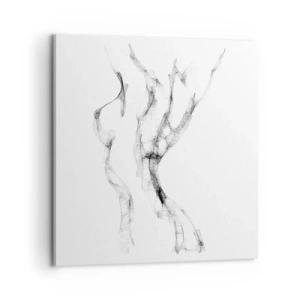 Lærredstryk - Billede på lærred - Smuk og stærk - 60x60 cm
