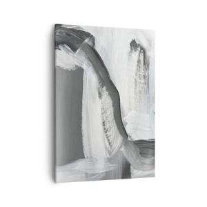 Lærredstryk - Billede på lærred - Med beslutsom bevægelse - 50x70 cm