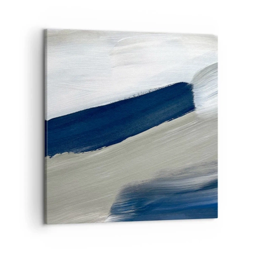 Lærredstryk - Billede på lærred - Møde med det hvide - 50x50 cm