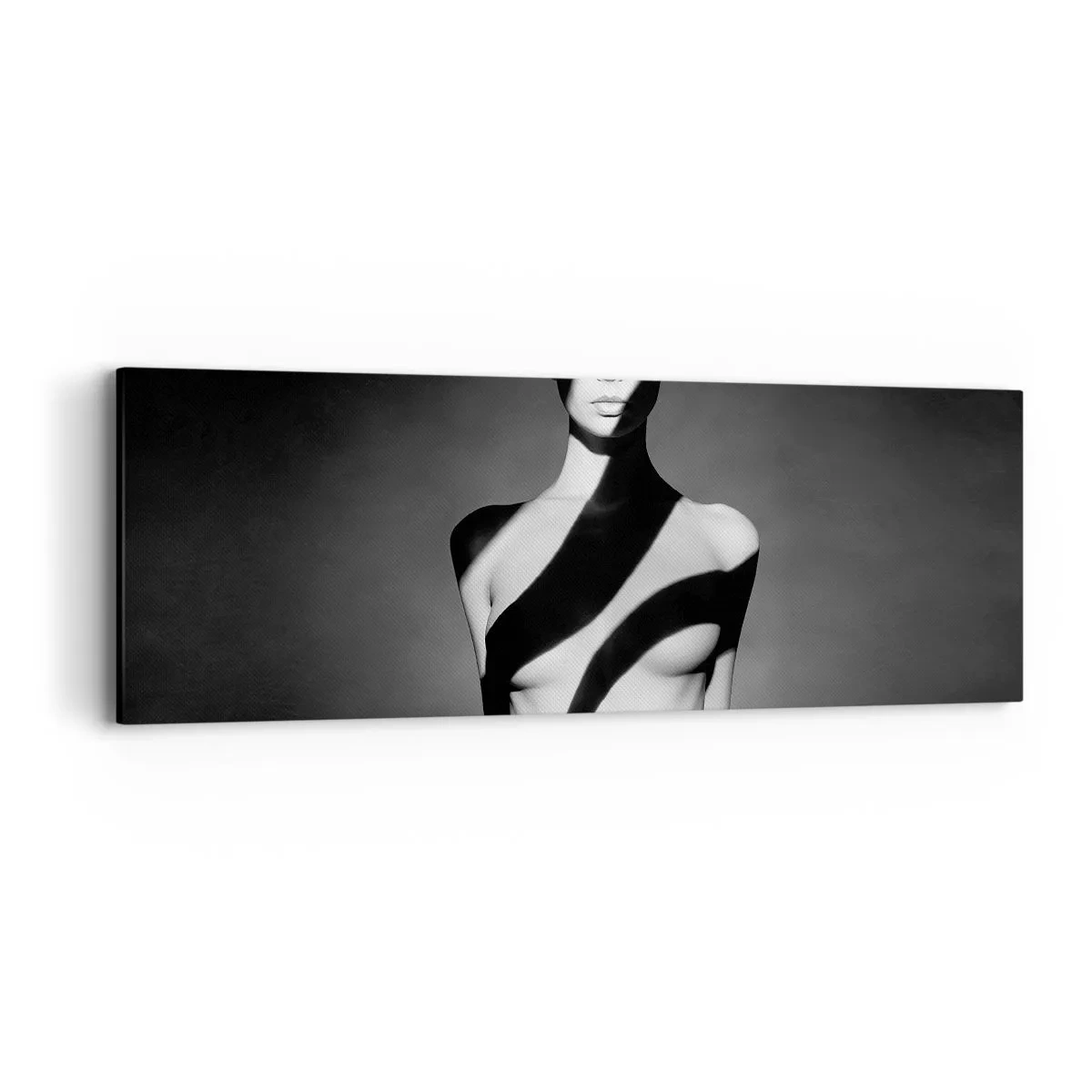 Lærredstryk - Billede på lærred - I blænding og skygge - 90x30 cm