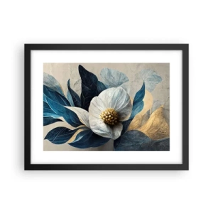 Plakat i sort ramme - Har et hjerte af guld - 40x30 cm