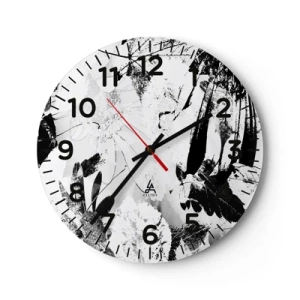 Vægur, Uret - Efterår i det negative - 30x30 cm