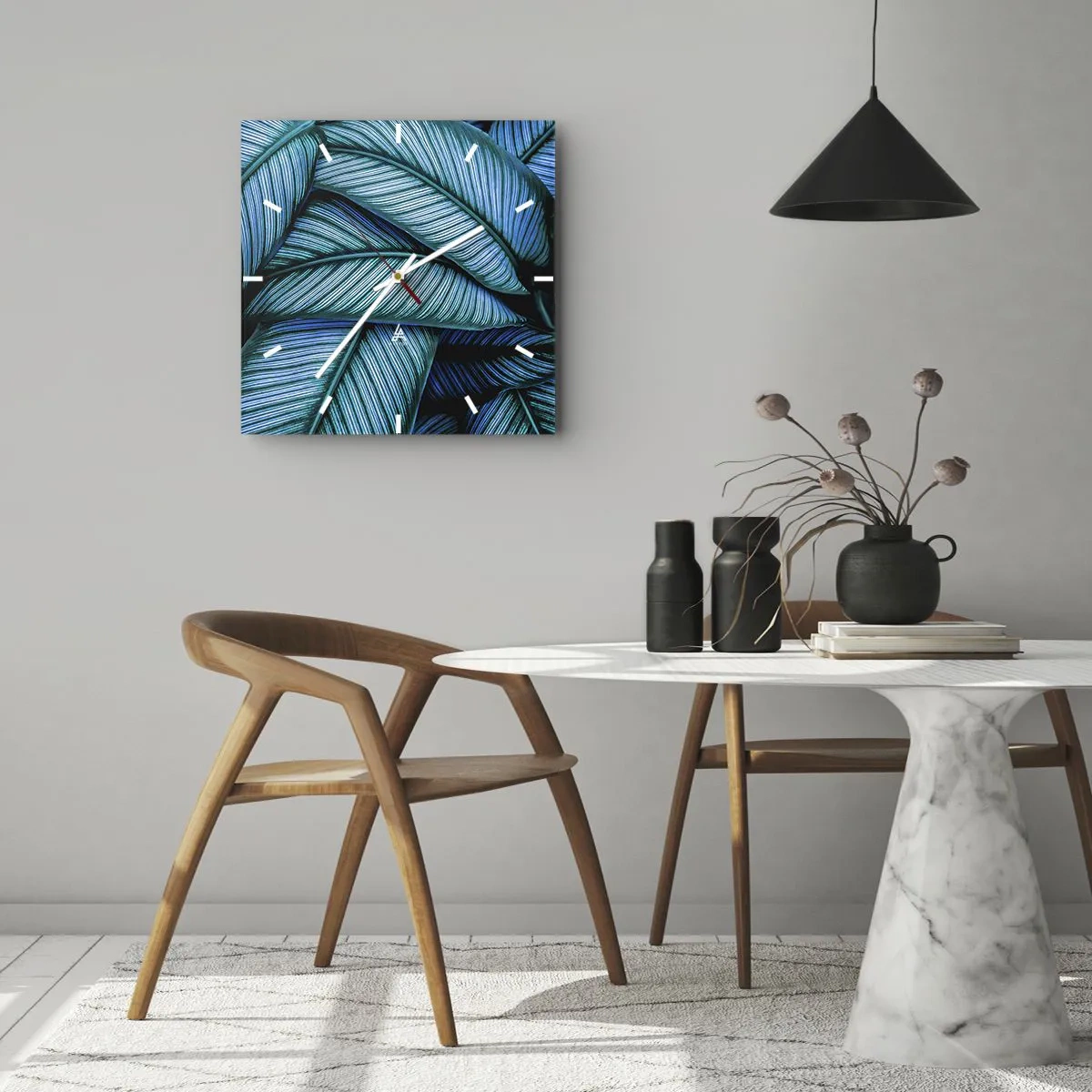 Vægur, Uret - Livslinjer - 30x30 cm