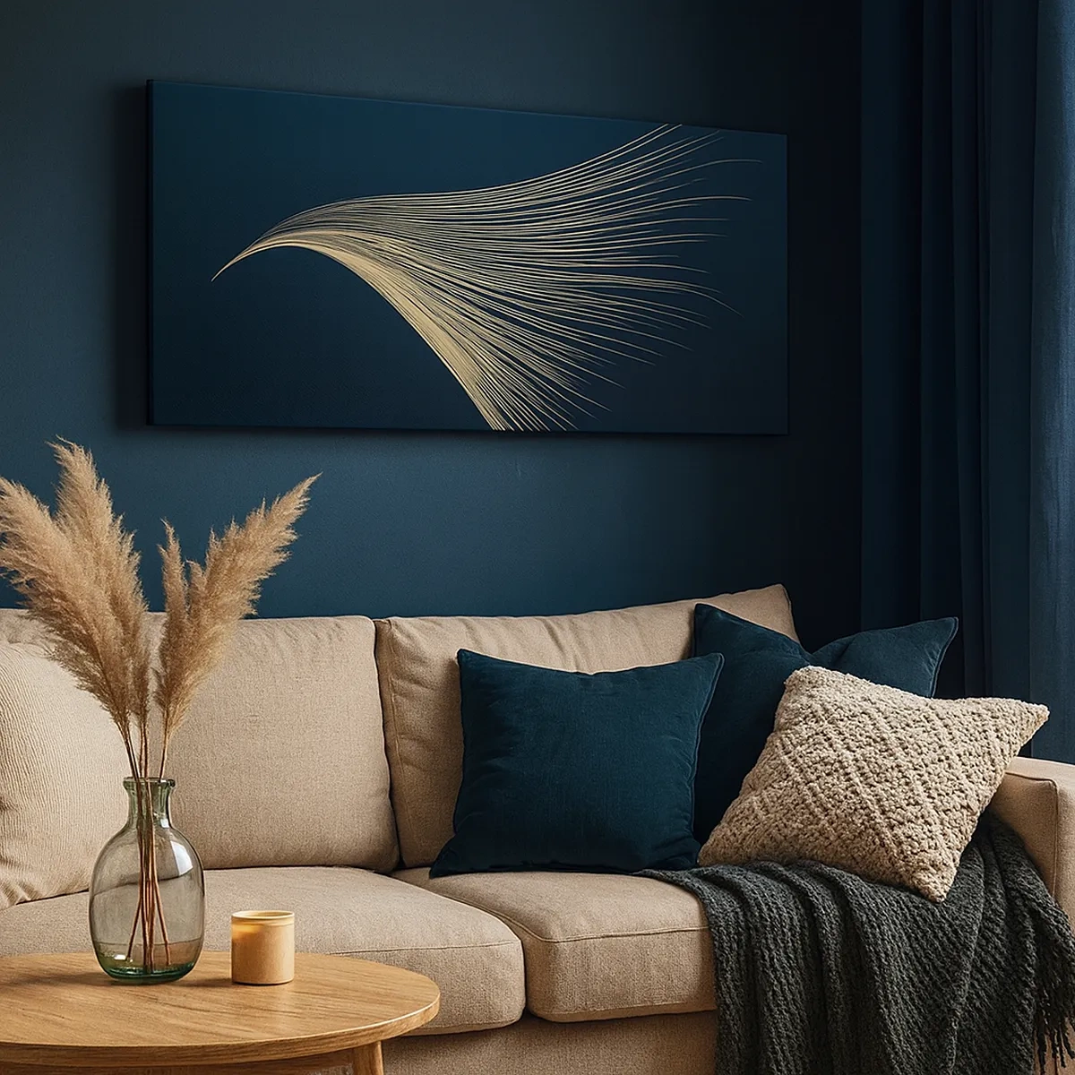 Lærredstryk - Billede på lærred - Som en engels hår - 30x30 cm