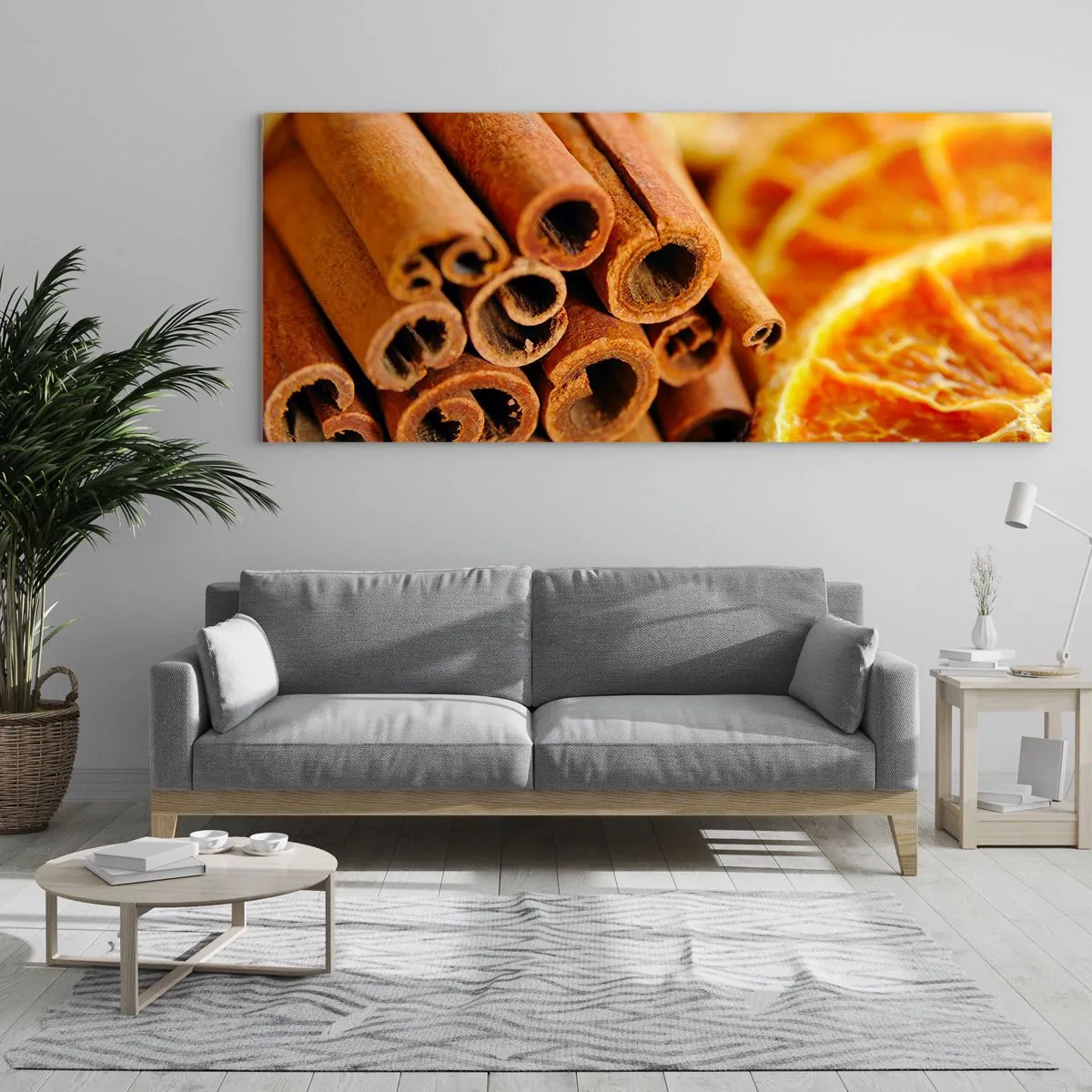 Billede på glas - Kan du lugte deres duft? - 90x30 cm