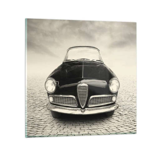 Billede på glas - Og hvordan kan man ikke elske mig? - 50x50 cm