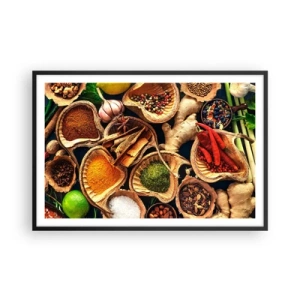 Plakat i sort ramme - Tag, hvad du vil have - 91x61 cm