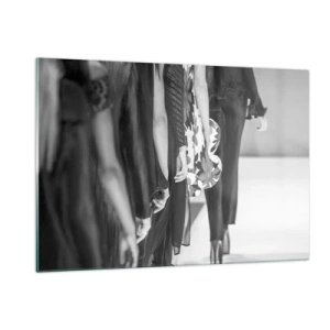 Billede på glas - En stilfuld parade - 120x80 cm