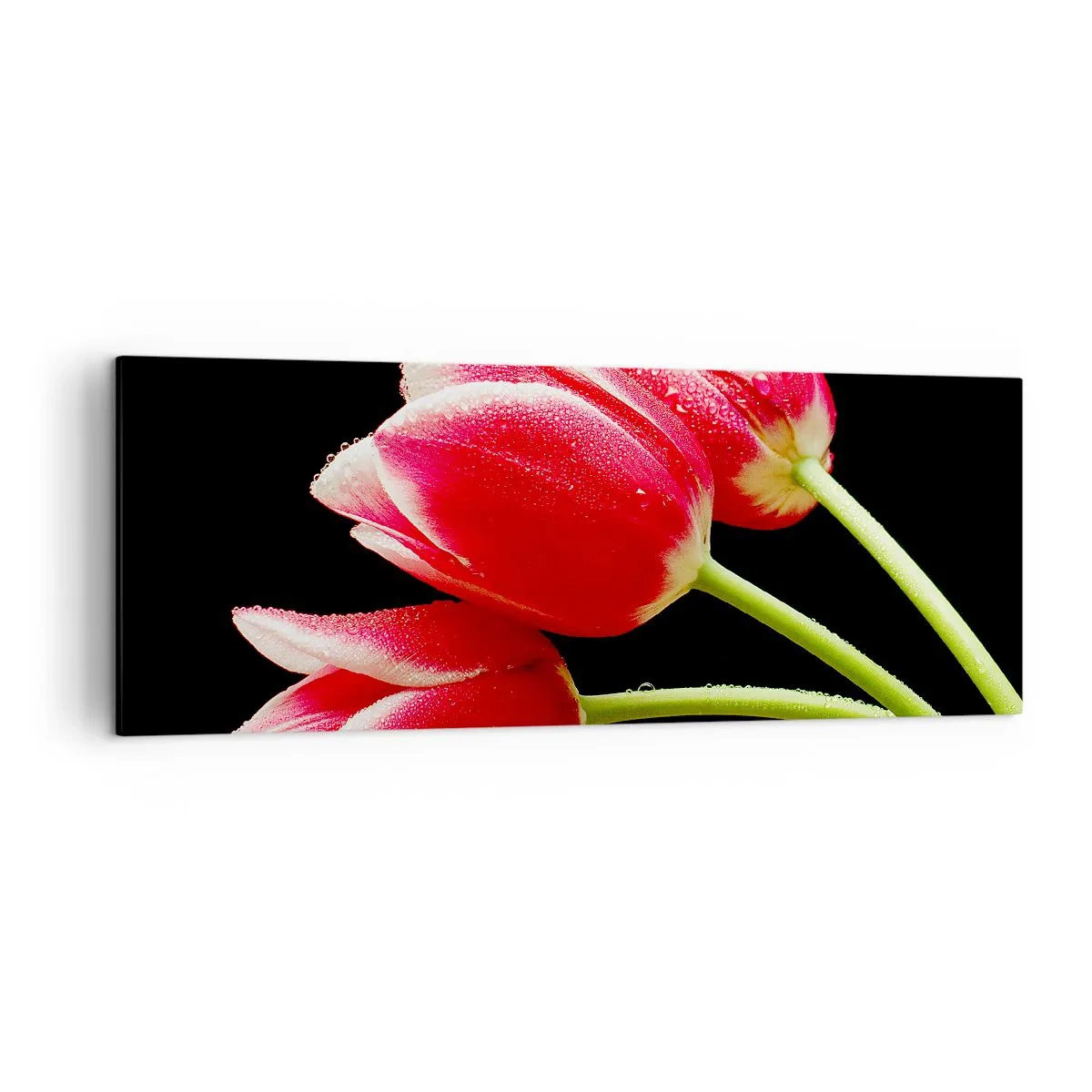 Lærredstryk - Billede på lærred - Løftet om ren kærlighed - 140x50 cm