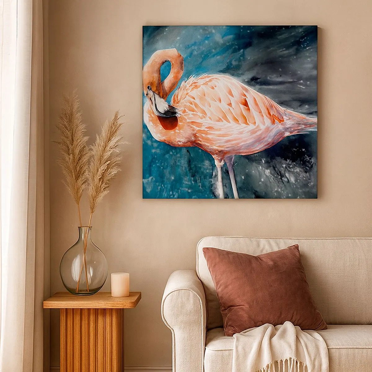 Lærredstryk - Billede på lærred - Dekorativ af natur - 30x30 cm