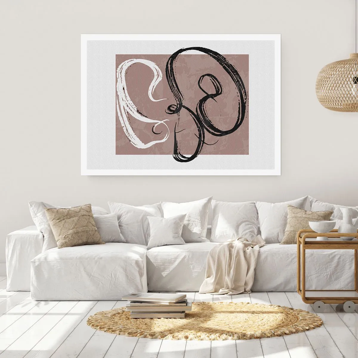 Plakat - Komposition - en søgen efter fuldstændighed - 70x50 cm