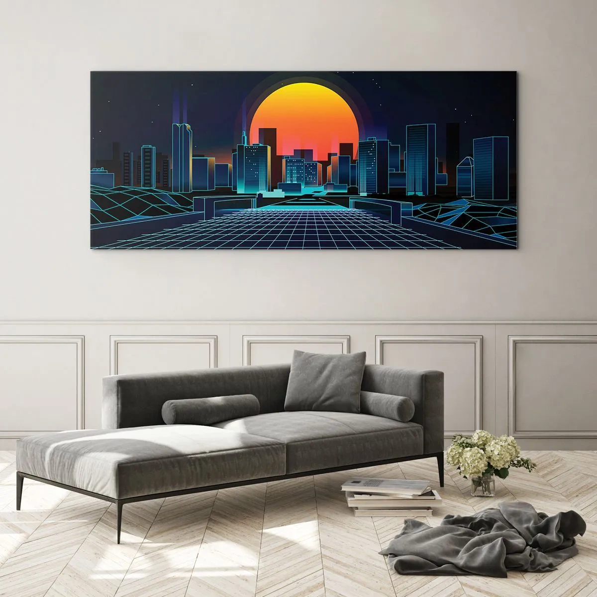 Billede på glas - Vil du stadig gerne komme til den ægte vare? - 90x30 cm