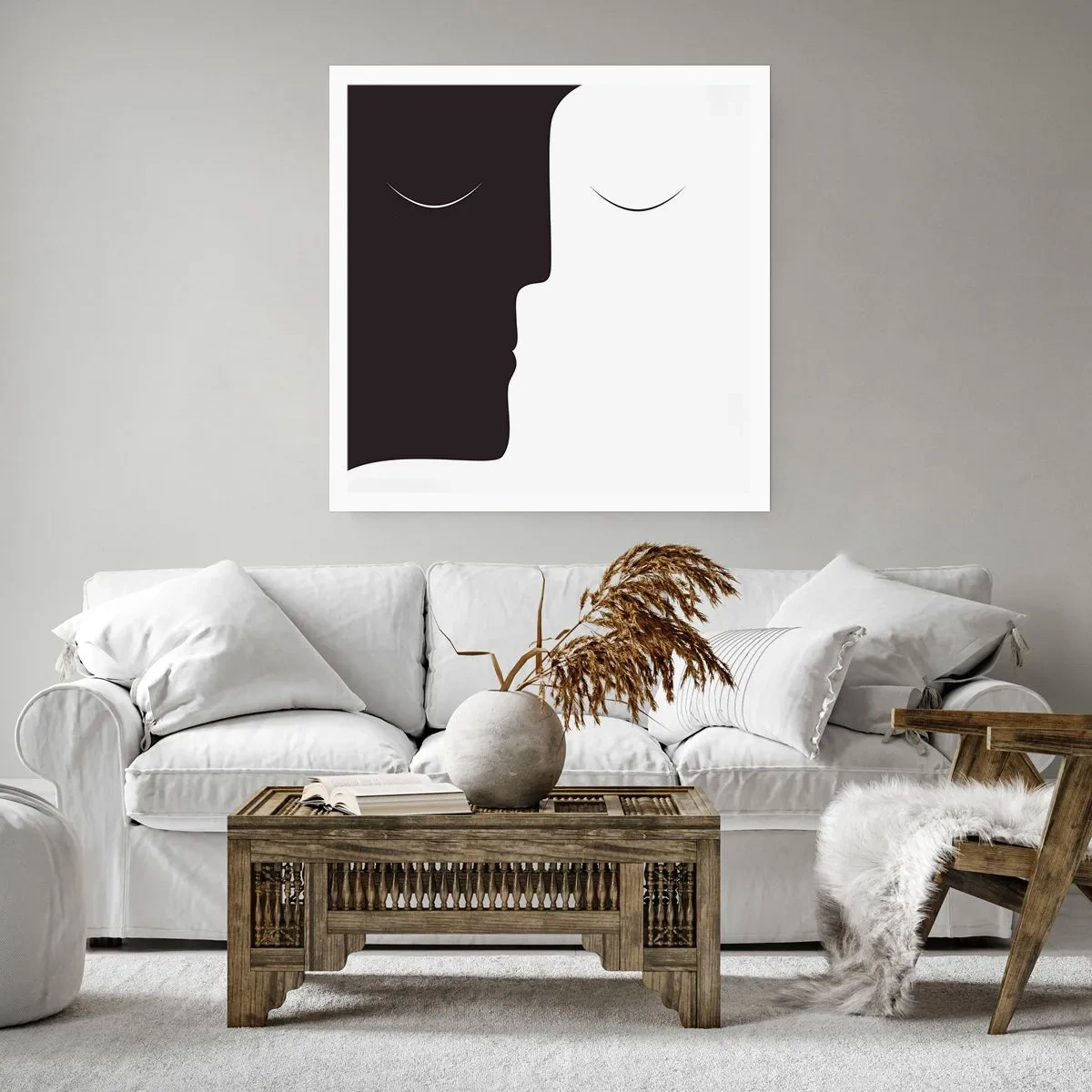 Plakat - Modsætningernes enhed - 30x30 cm