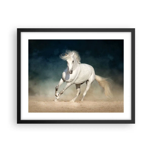 Plakat i sort ramme - Frihed i en ren tilstand - 50x40 cm