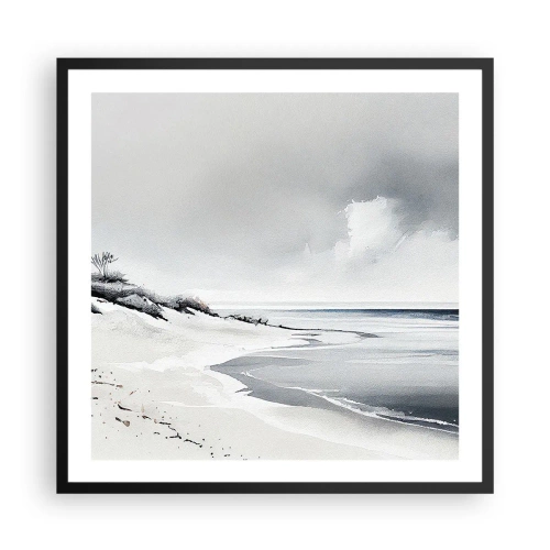 Plakat i sort ramme - Altid sammen - 60x60 cm