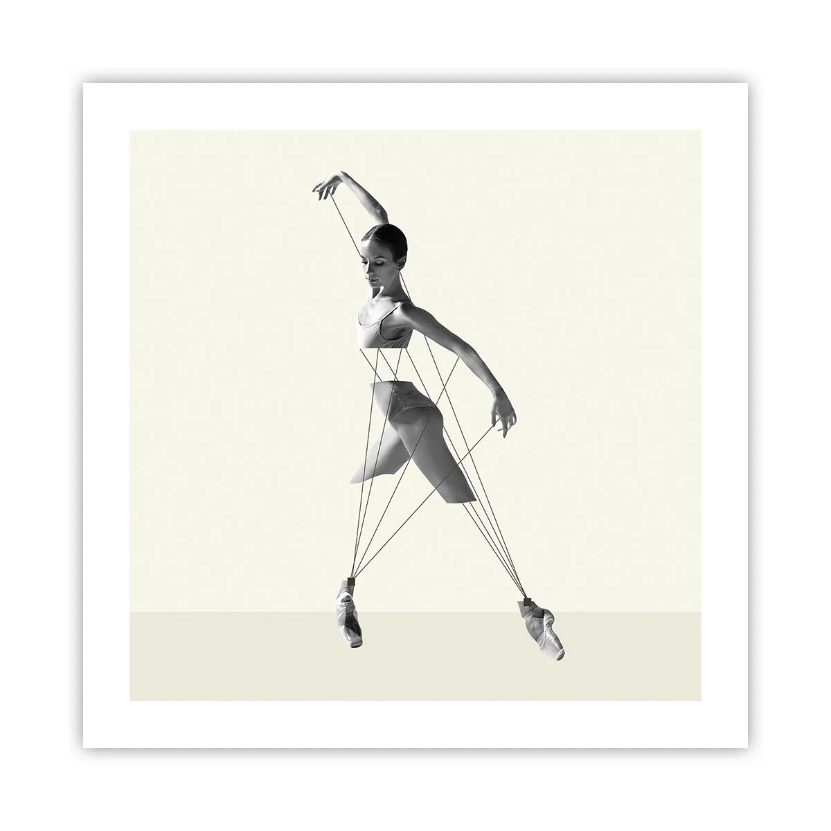 Plakat - I verdens teater - 50x50 cm