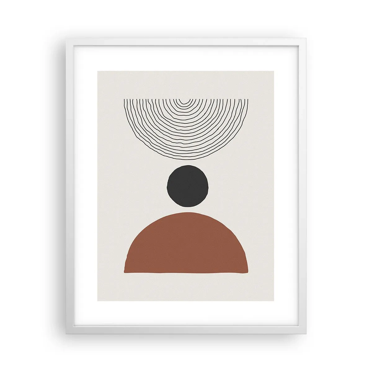 Plakat i hvid ramme - I rampelyset - 40x50 cm