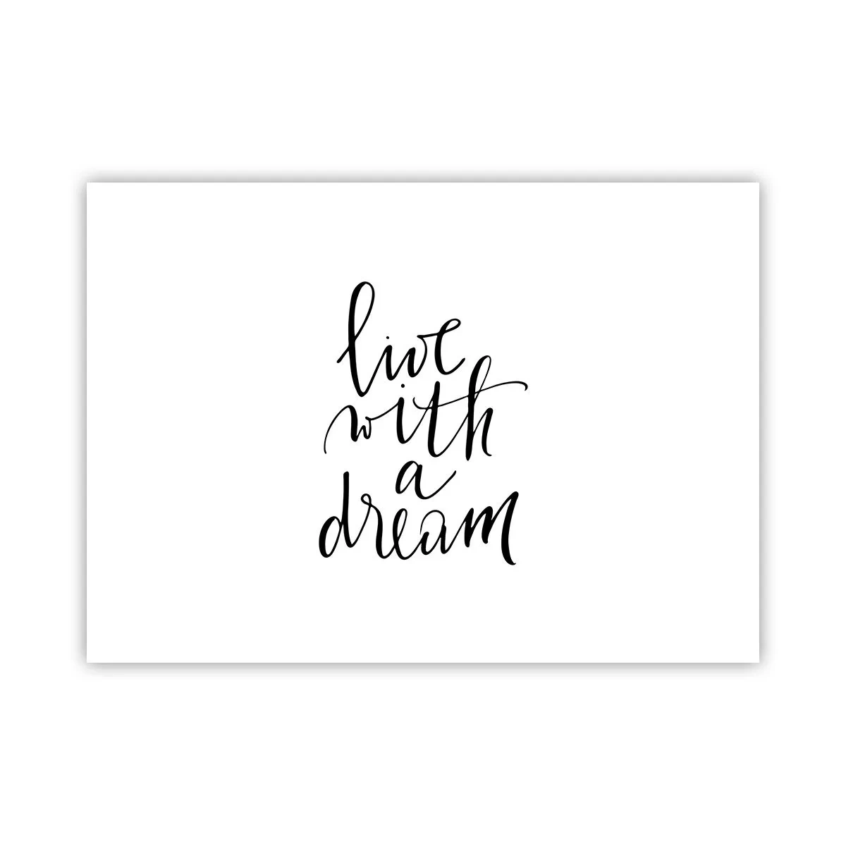 Plakat - Of course - 70x50 cm