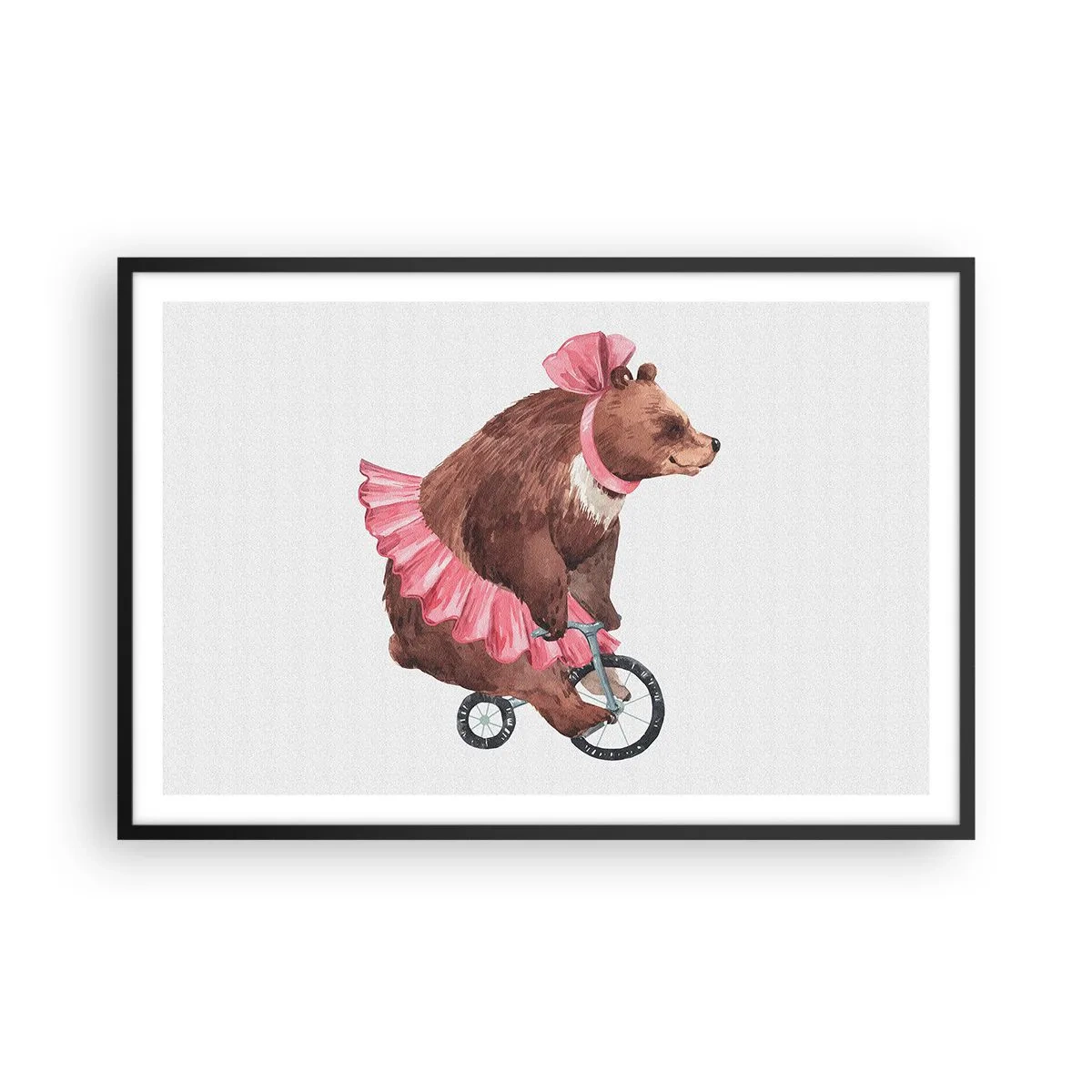 Plakat i sort ramme - Sikke et cirkus! - 91x61 cm