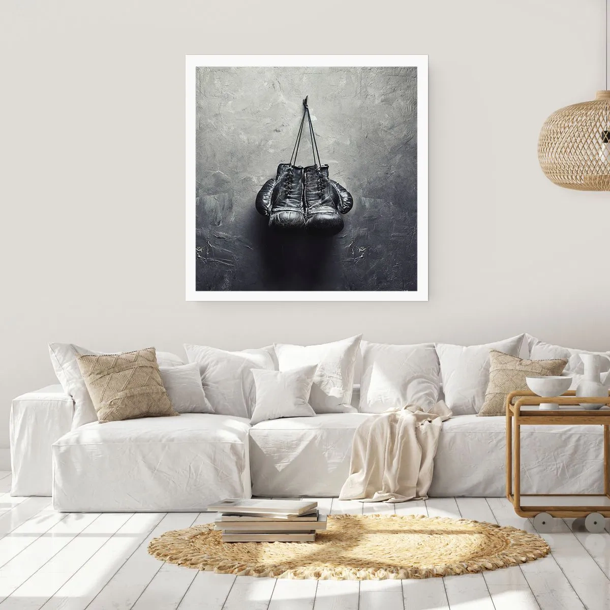 Plakat - En tid med kamp og en tid med fred - 50x50 cm