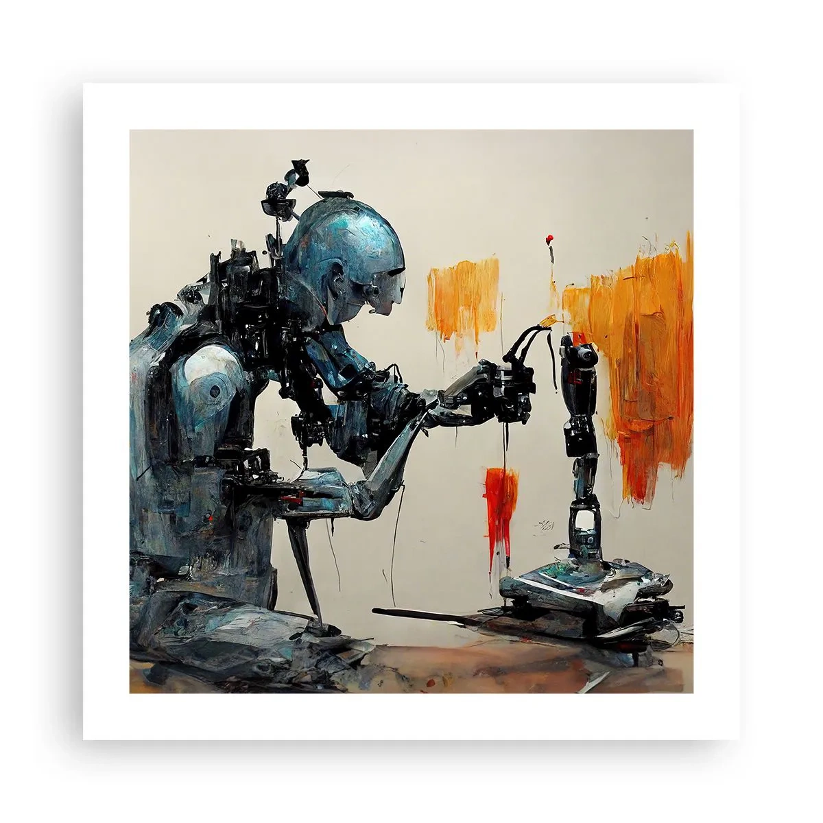 Plakat - Kommer i morgen... - 50x50 cm