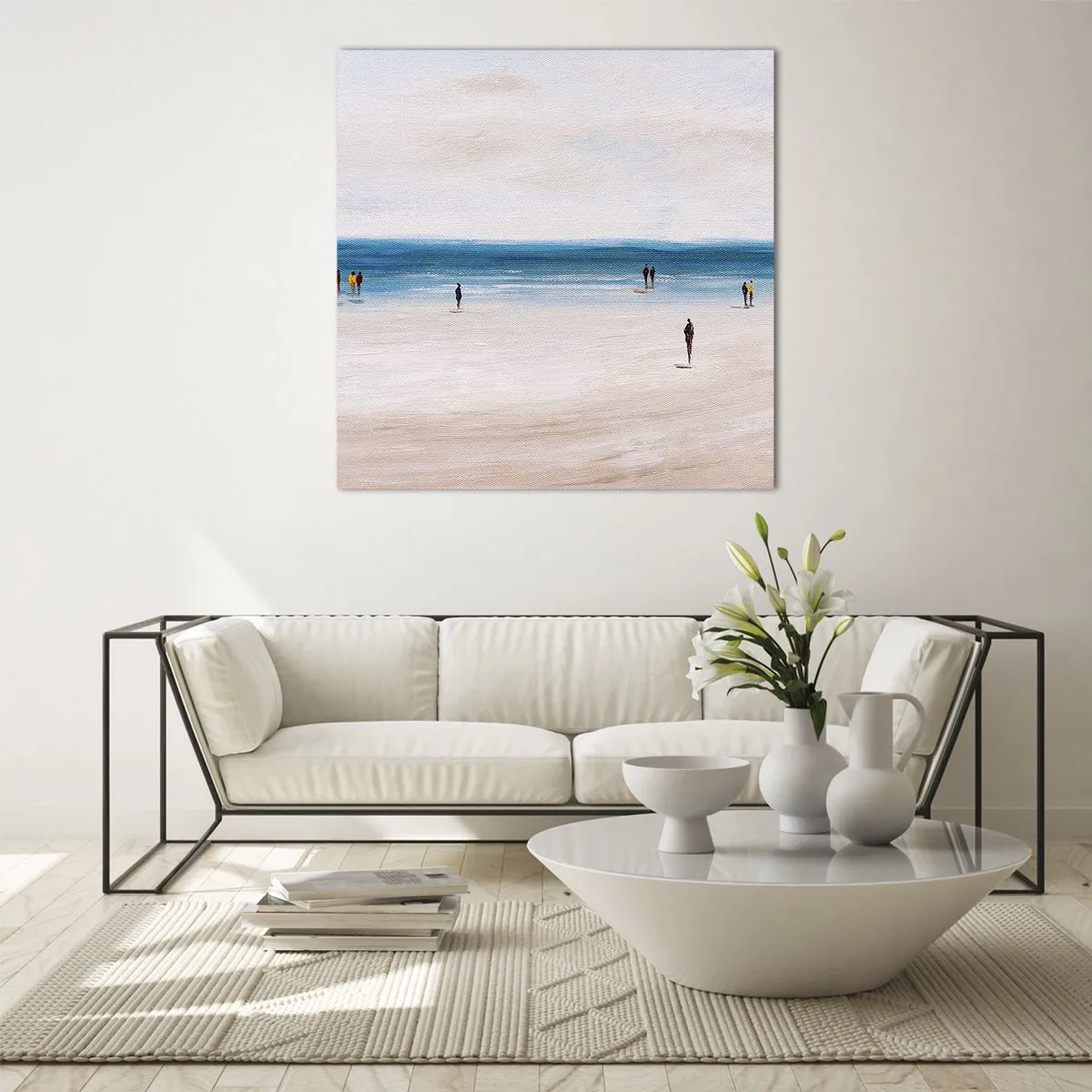 Billede på glas - Et naturligt behov - 60x60 cm