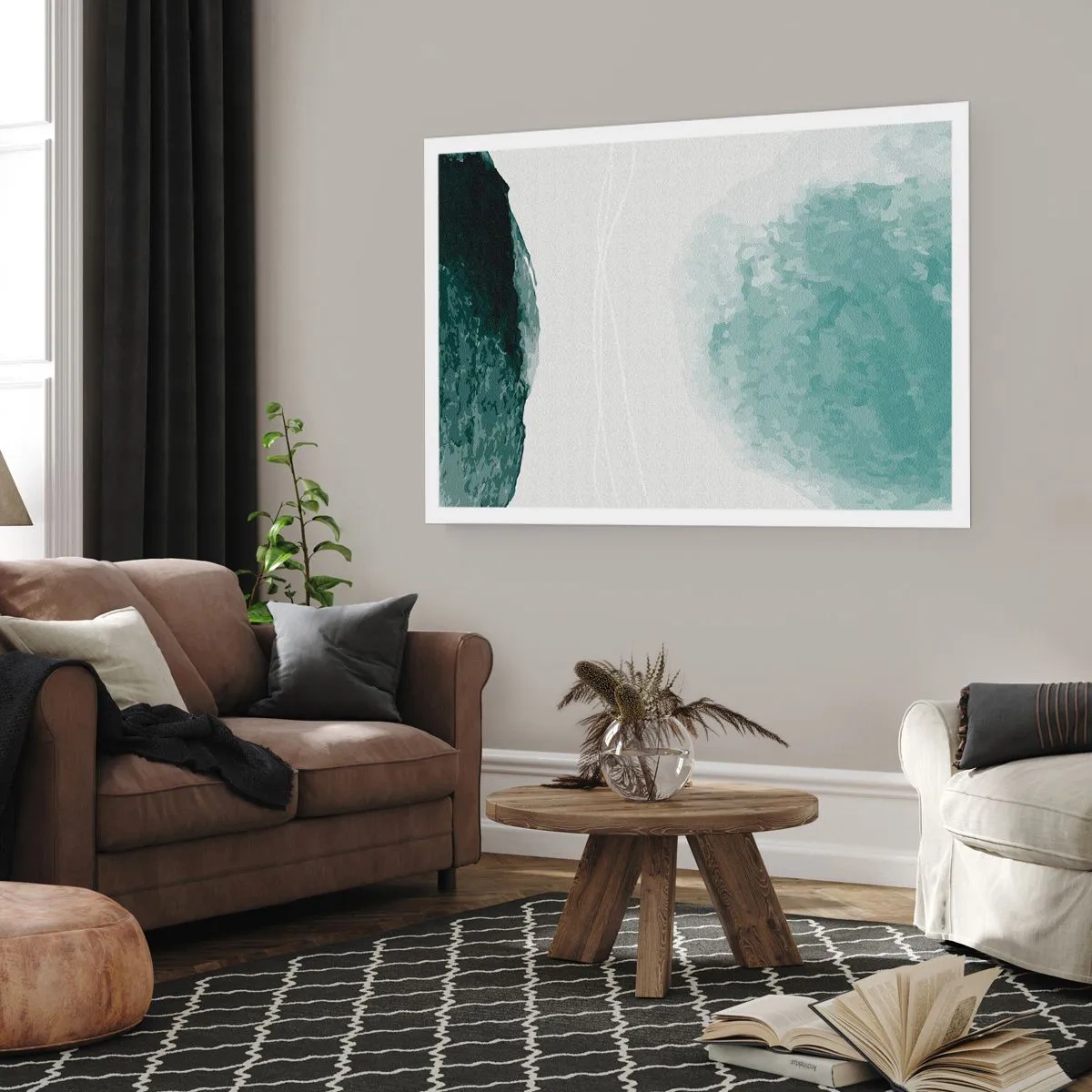 Plakat - Et møde med tåge - 70x50 cm