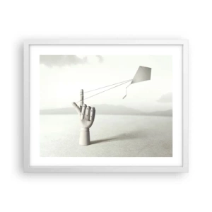 Plakat i hvid ramme - Styrkeprøve - 50x40 cm