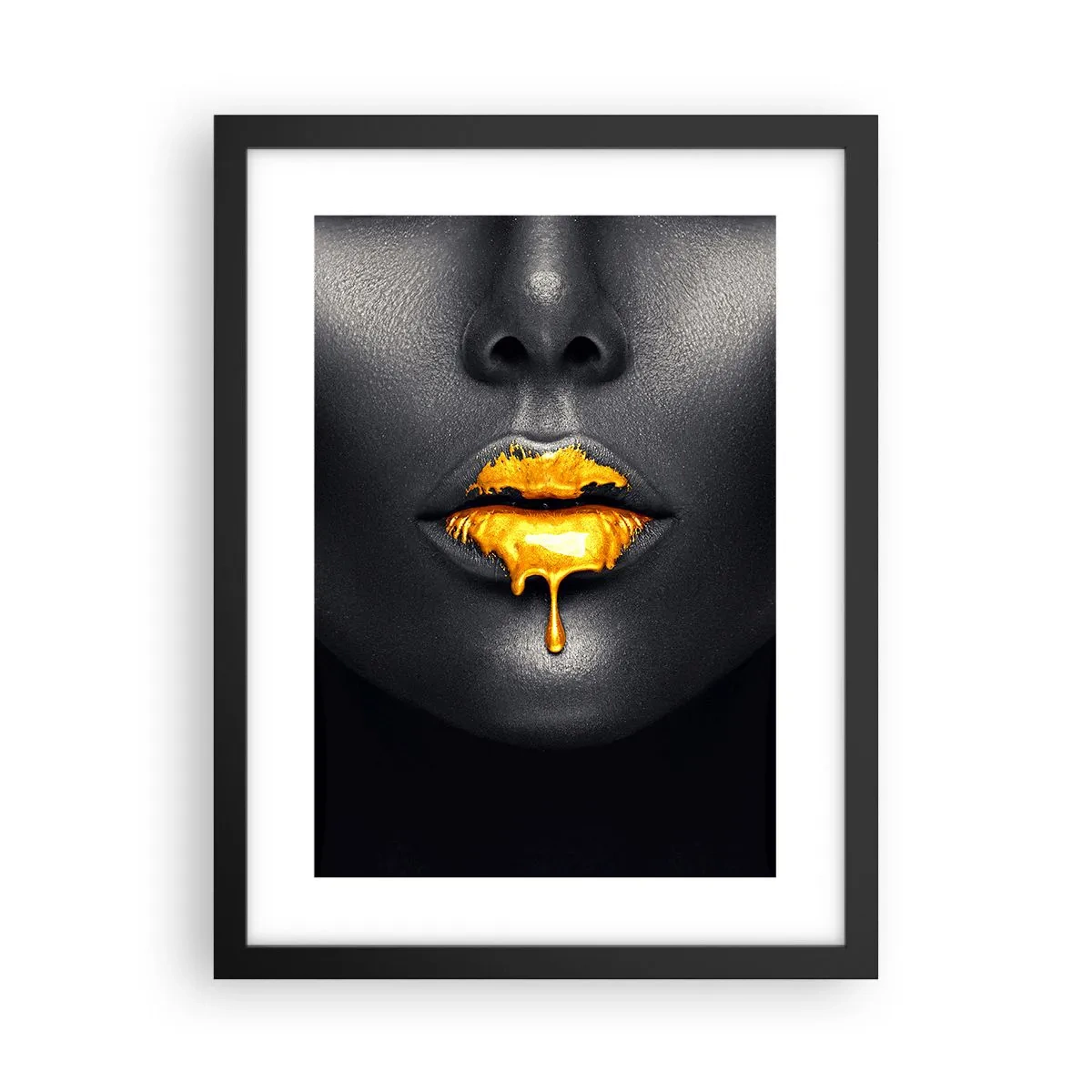 Plakat i sort ramme - Gyldenmund - 30x40 cm