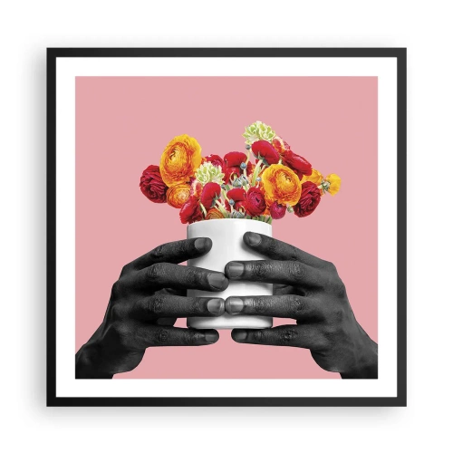 Plakat i sort ramme - Livets apotheose - 60x60 cm